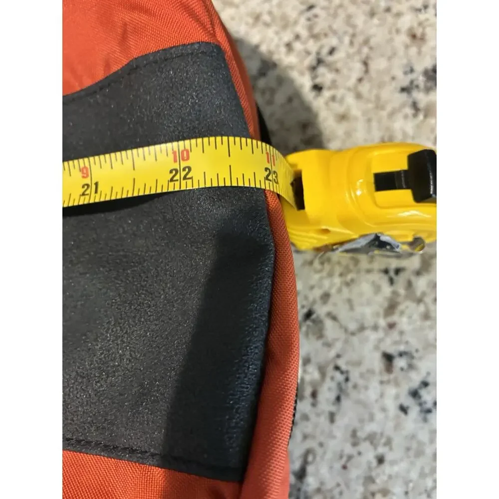 THE NorhtFace Equipment Chilkats Orange Black Hiking Pack Backpack Size Large